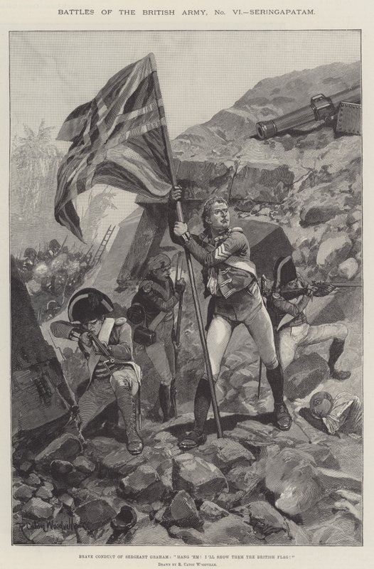 Battles of the British Army, Seringapatam by Richard Caton Woodville junior