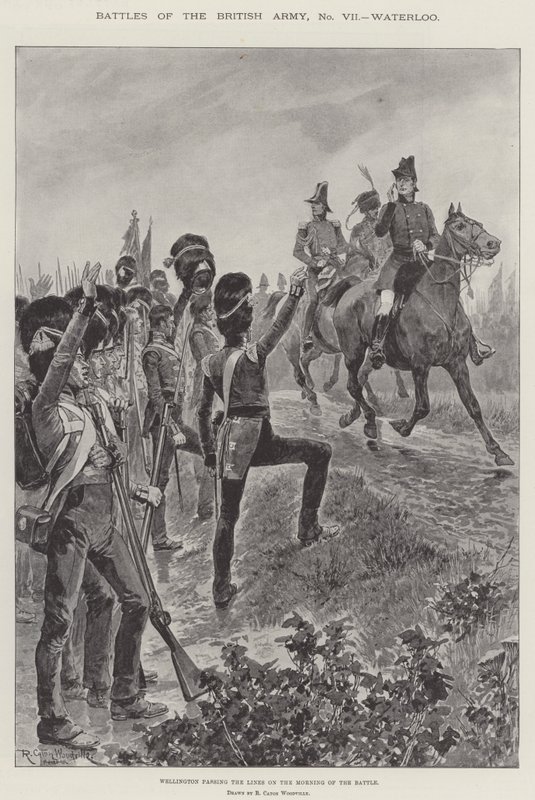 Battles of the British Army, Waterloo by Richard Caton Woodville junior