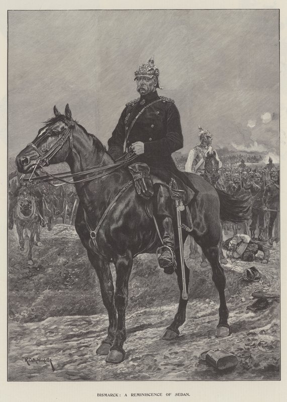 Bismarck, a Reminiscence of Sedan by Richard Caton Woodville junior