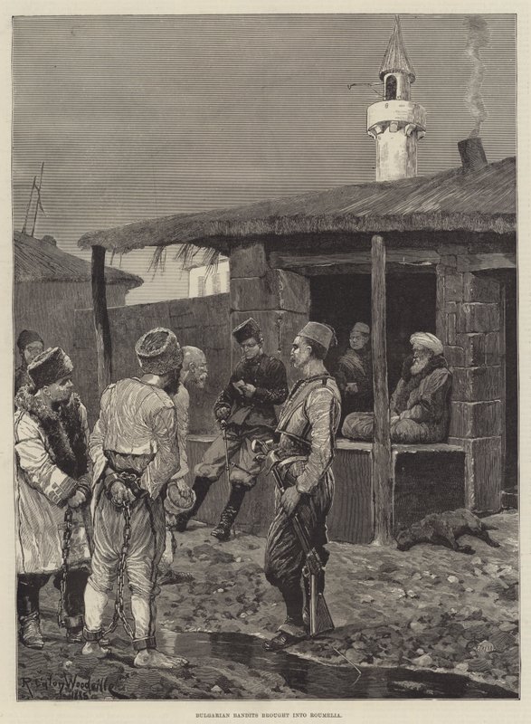 Bulgarian Bandits brought into Roumelia by Richard Caton Woodville junior