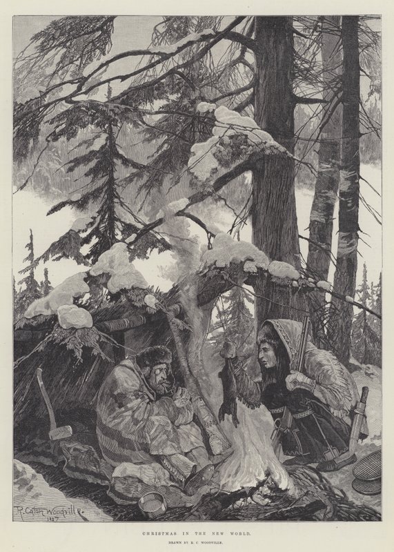 Christmas in the New World by Richard Caton Woodville junior