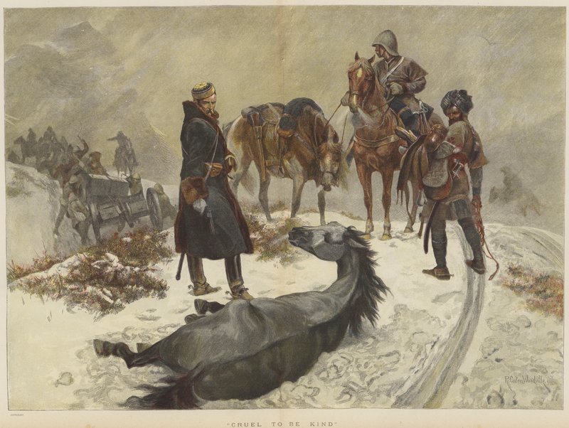 Cruel To Be Kind by Richard Caton Woodville junior
