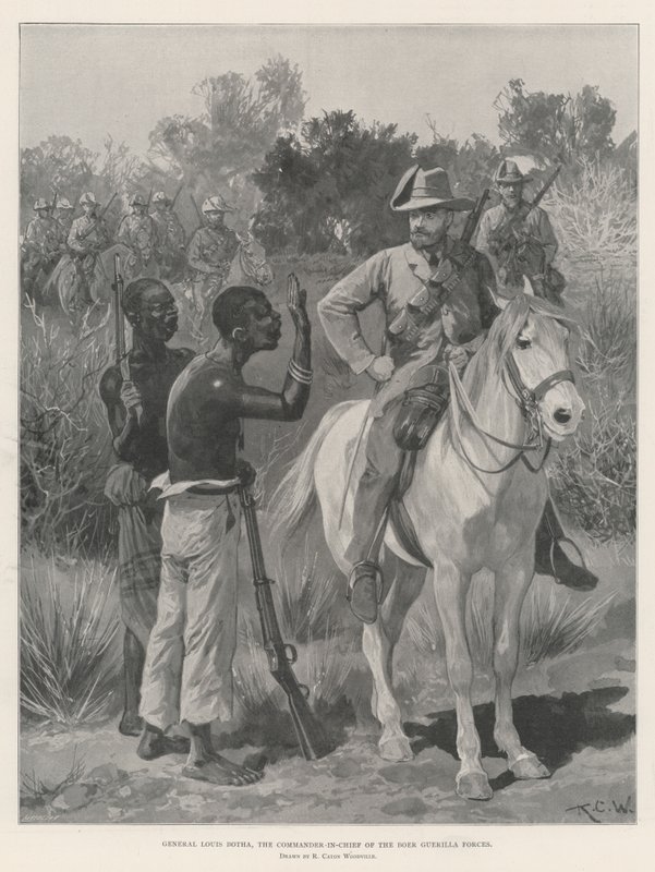 General Louis Botha, the Commander-in-Chief of the Boer Guerilla Forces by Richard Caton Woodville junior