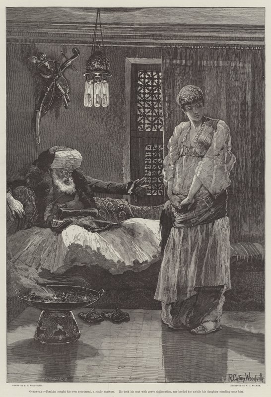 Gulbeyaz, by Athol Mayhew by Richard Caton Woodville junior