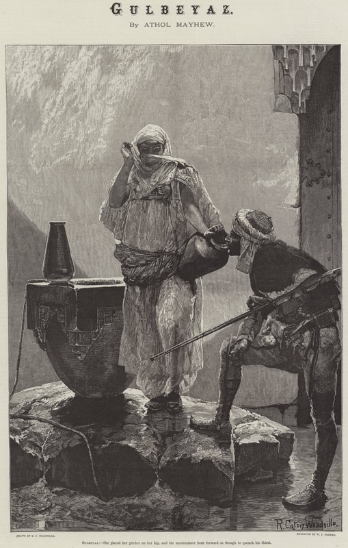 Gulbeyaz, by Athol Mayhew by Richard Caton Woodville junior