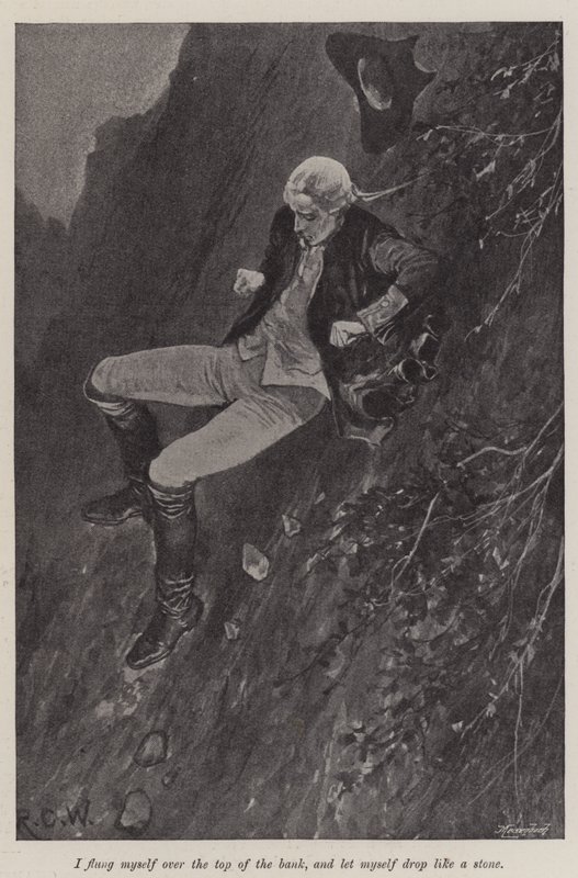 Illustration for A Colonel of The Empire, by Emily Lawless by Richard Caton Woodville junior