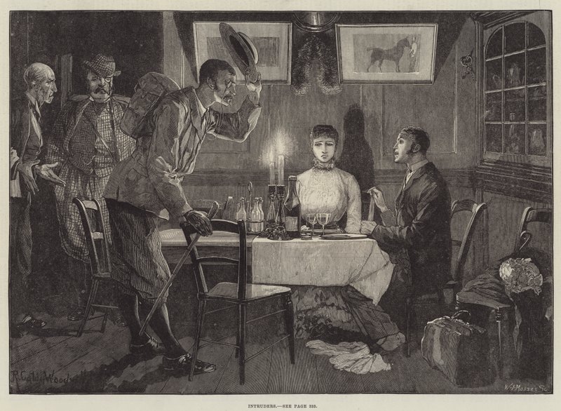 Intruders by Richard Caton Woodville junior