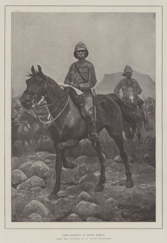 Lord Roberts in South Africa by Richard Caton Woodville junior
