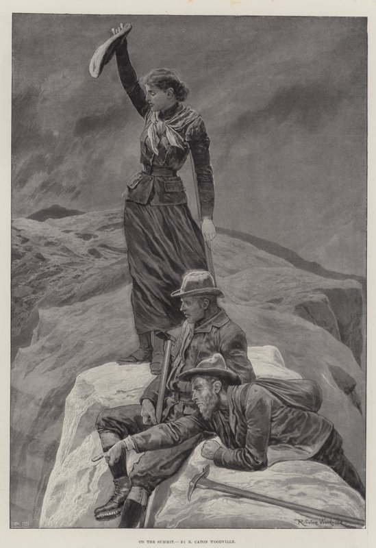 On the Summit by Richard Caton Woodville junior