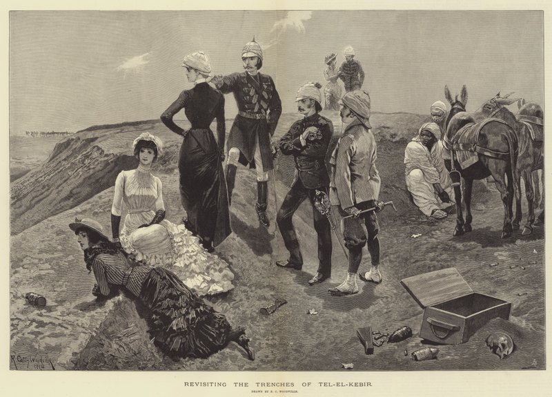 Revisiting the Trenches of Tel-el-Kebir by Richard Caton Woodville junior