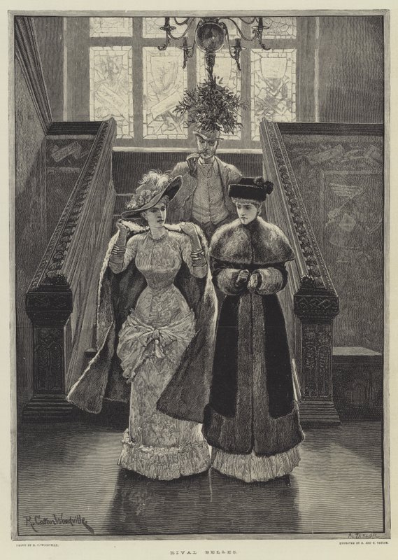 Rival Belles by Richard Caton Woodville junior