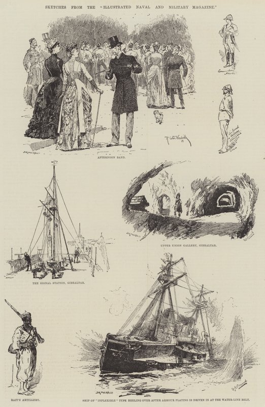 Sketches from the Illustrated Naval and Military Magazine by Richard Caton Woodville junior