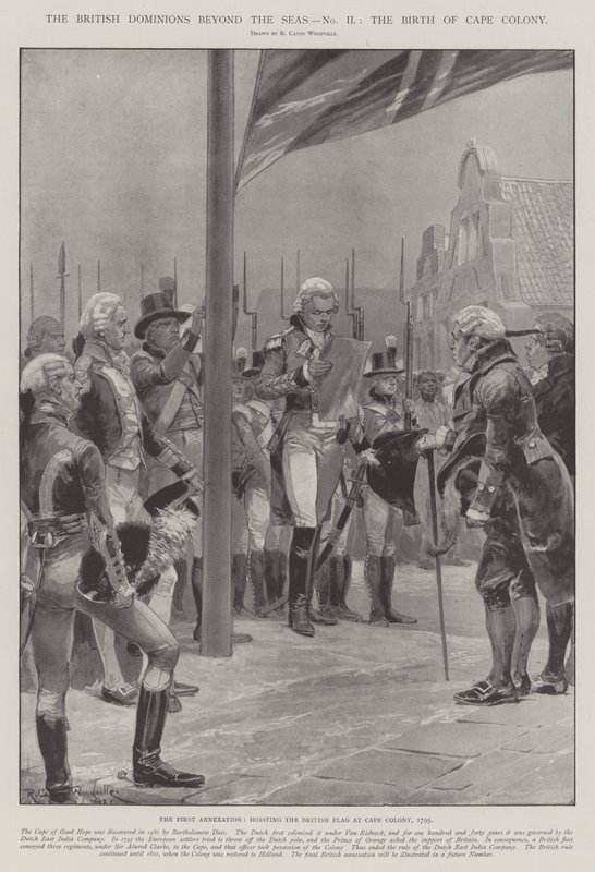 The British Dominions Beyond the Seas, the Birth of Cape Colony by Richard Caton Woodville junior