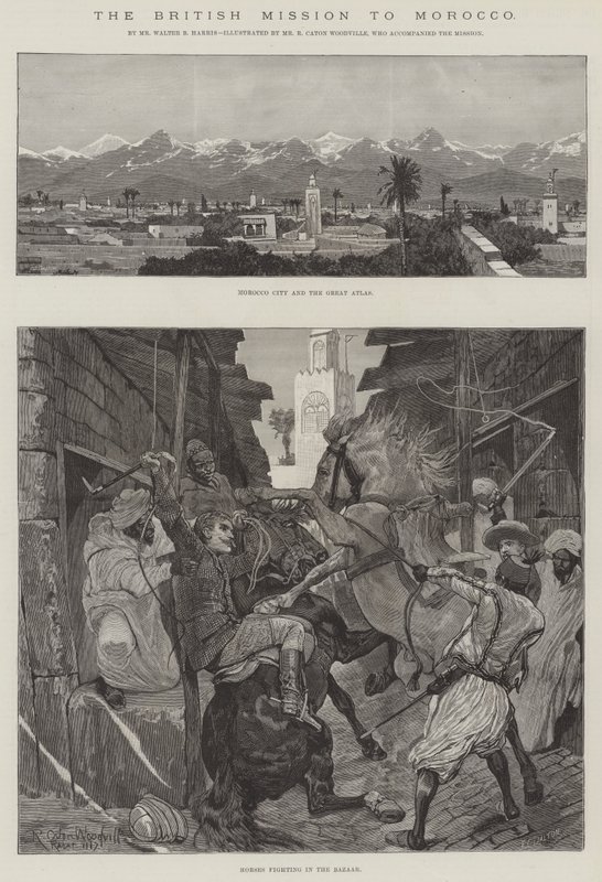 The British Mission to Morocco by Richard Caton Woodville junior