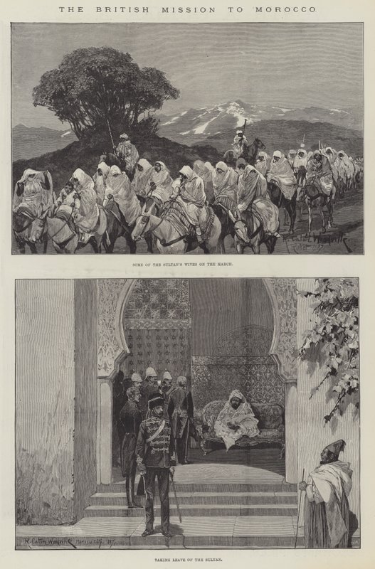 The British Mission to Morocco by Richard Caton Woodville junior