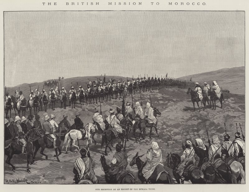 The British Mission to Morocco by Richard Caton Woodville junior