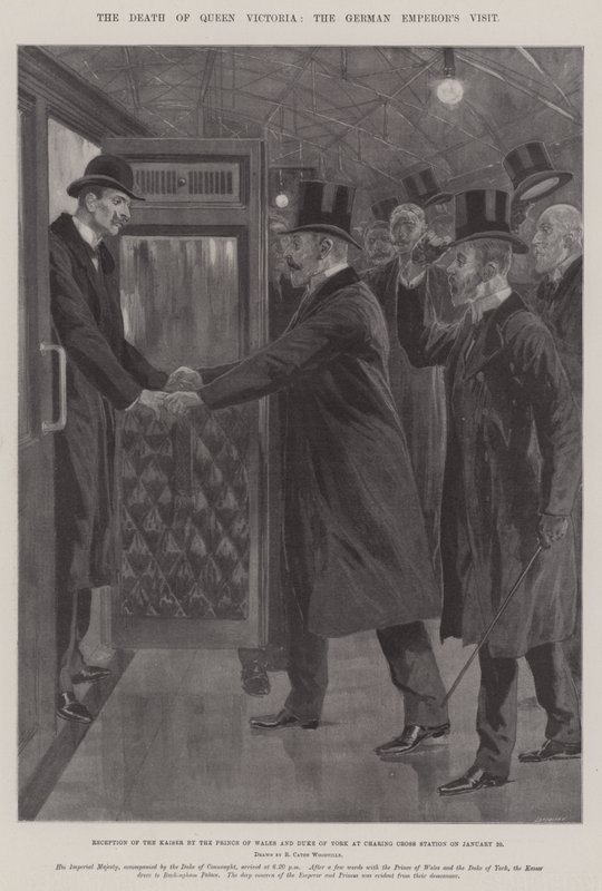 The Death of Queen Victoria, the German Emperor