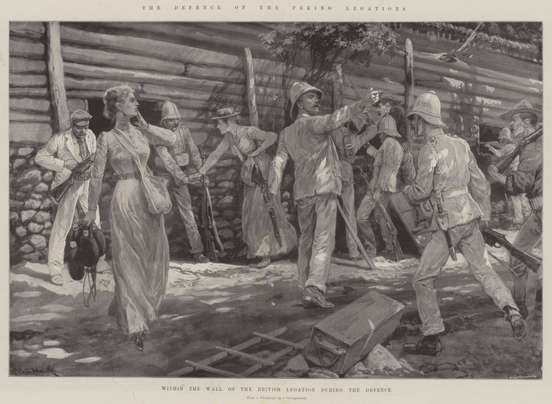 The Defence of the Peking Legations by Richard Caton Woodville junior
