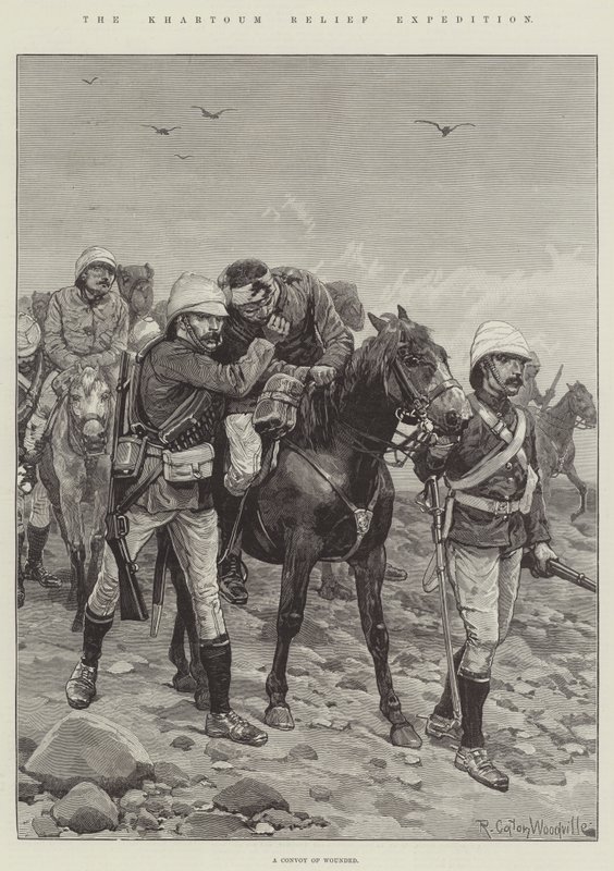 The Khartoum Relief Expedition by Richard Caton Woodville junior