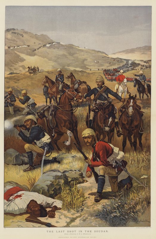 The Last Shot in the Sudan by Richard Caton Woodville junior