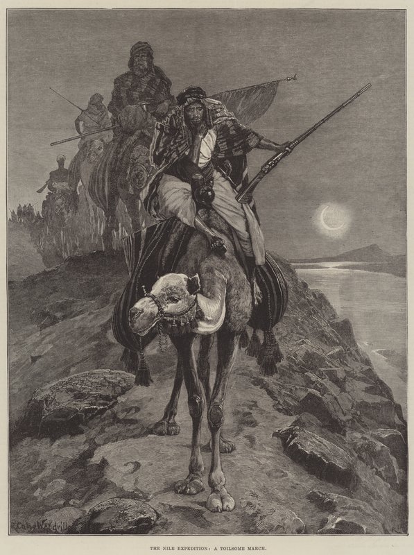 The Nile Expedition, a Toilsome March by Richard Caton Woodville junior