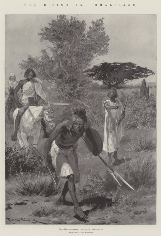 The Rising in Somaliland by Richard Caton Woodville junior
