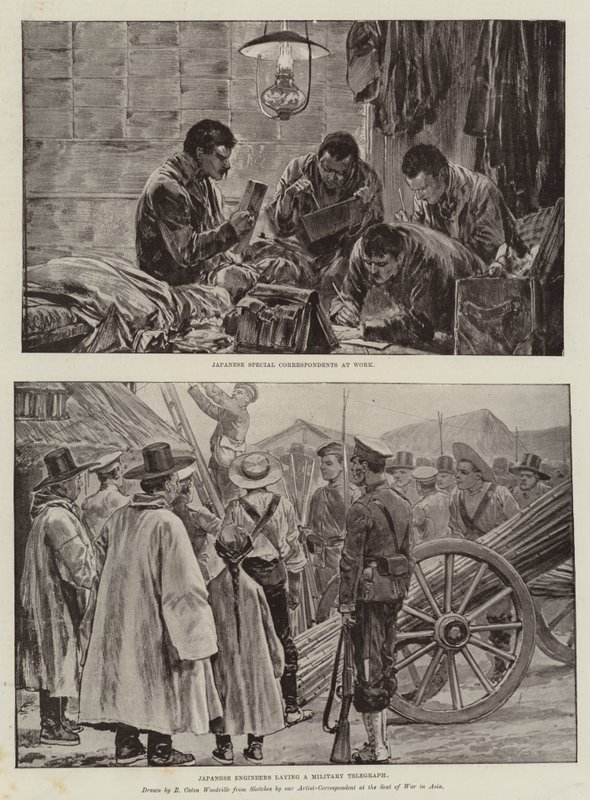 The War in Eastern Asia by Richard Caton Woodville junior