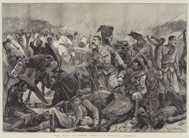 The War in South Africa, a Critical Moment by Richard Caton Woodville junior