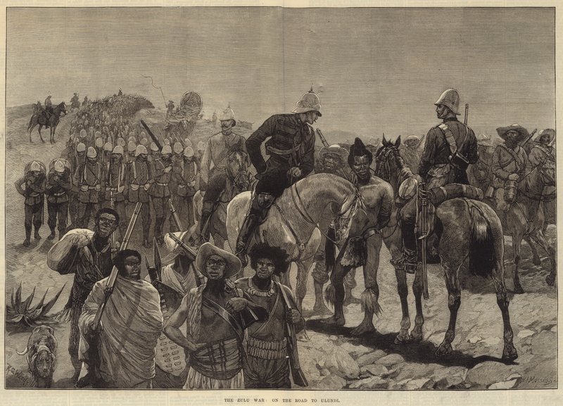The Zulu War, on the Road to Ulundi by Richard Caton Woodville junior
