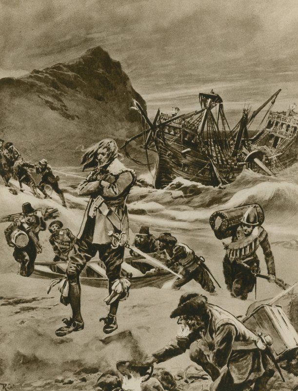 The Wreck that Gave Britain the Bermudas by Richard Caton Woodville junior