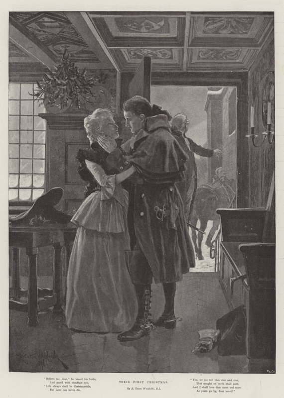Their First Christmas by Richard Caton Woodville junior