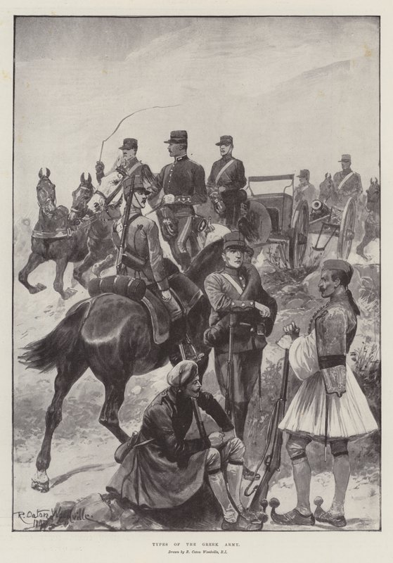 Types of the Greek Army by Richard Caton Woodville junior
