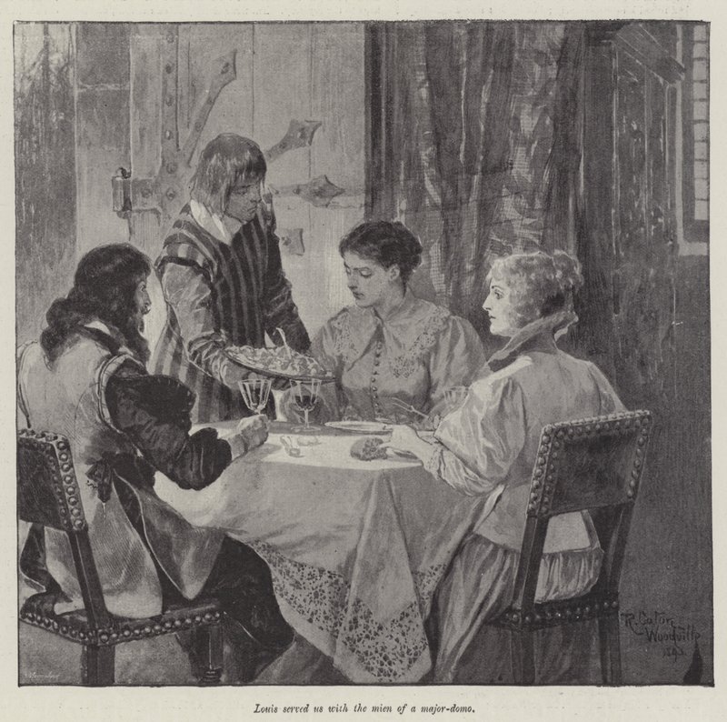 Under the Red Robe, by Stanley J Weyman by Richard Caton Woodville junior