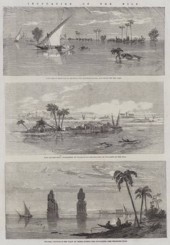 Inundation of the Nile by Richard Principal Leitch