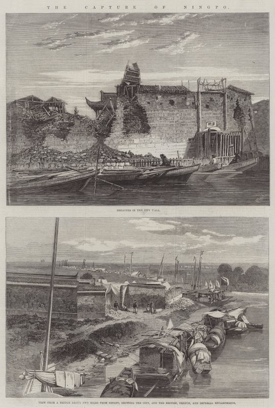 The Capture of Ningpo by Richard Principal Leitch