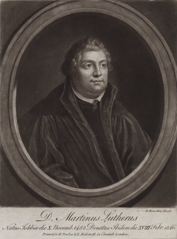 Martin Luther, German Priest, Theologian and Protestant Reformer by Richard (after) Houston