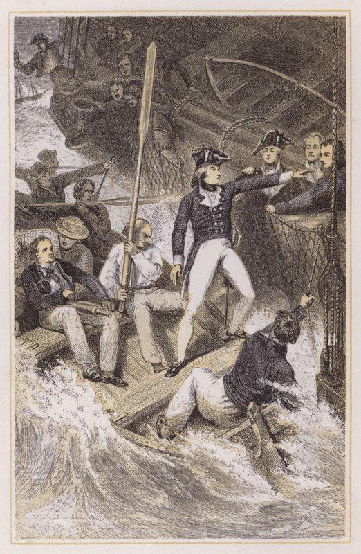 Nelson Volunteers to Board a Prize by Richard (after) Westall