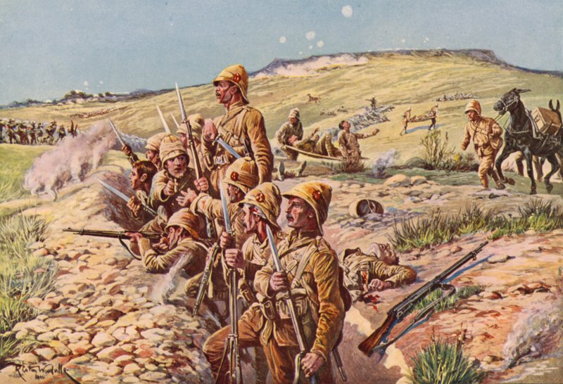 Battle of Ladysmith by Richard Caton II (after) Woodville