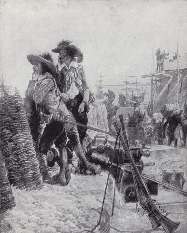 Founding of Fort St George, Madras, by Francis Day of the East India Company by Richard Caton II (after) Woodville