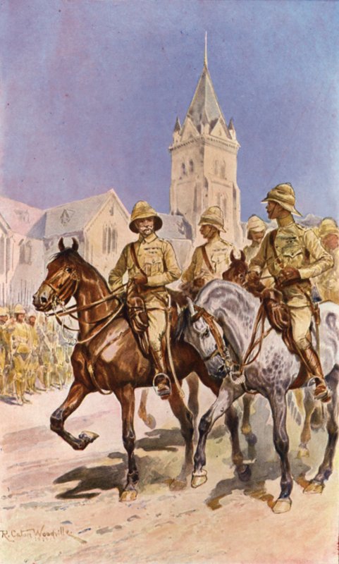 Roberts Entering Pretoria by Richard Caton II (after) Woodville