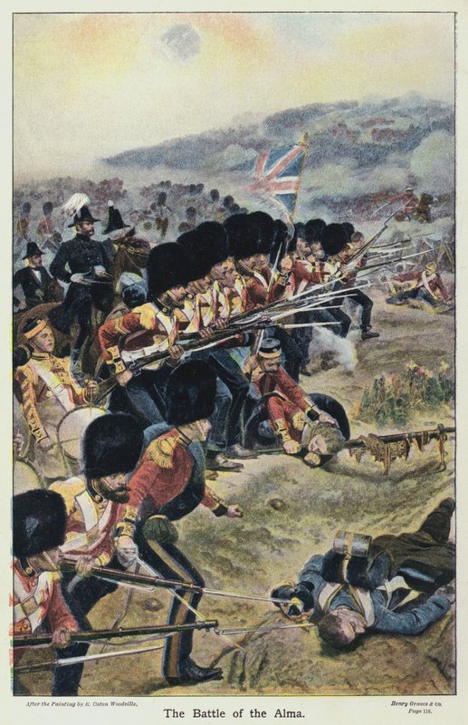 The Battle of the Alma by Richard Caton II (after) Woodville
