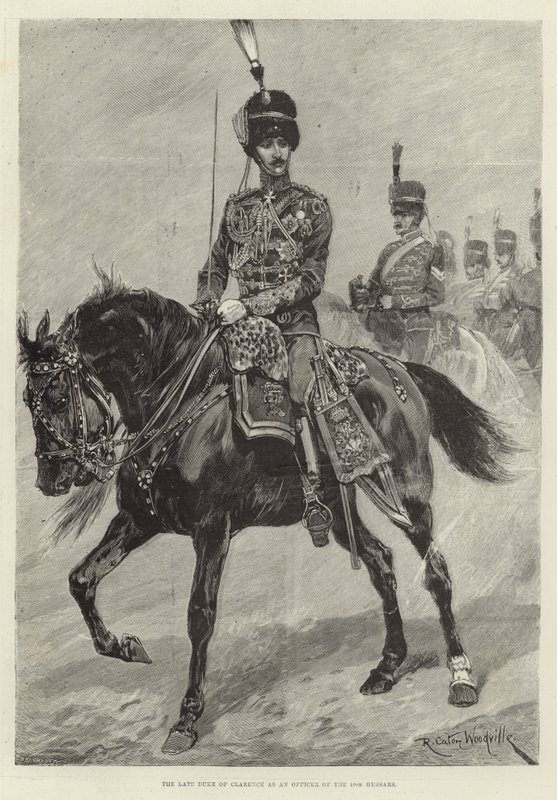 The Late Duke of Clarence by Richard Caton II (after) Woodville