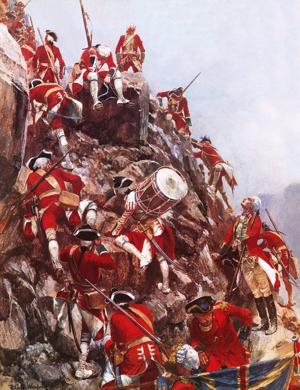 Scaling of the Heights of Abraham by Richard Caton Woodville