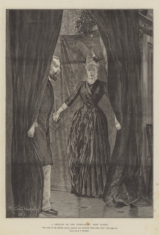 A Phyllis of the Sierras, by Bret Harte by Richard Caton Woodville junior