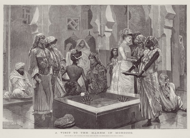 A Visit to the Harem in Morocco by Richard Caton Woodville junior