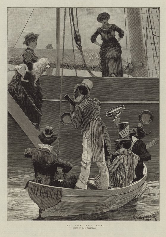 At the Regatta by Richard Caton Woodville junior