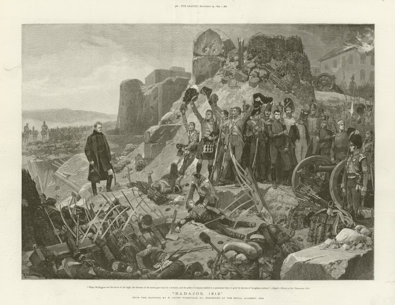 Badajos, 1812 by Richard Caton Woodville junior