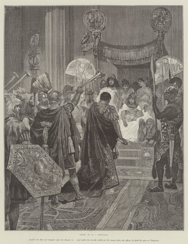 Cleopatra, by H Rider Haggard by Richard Caton Woodville junior