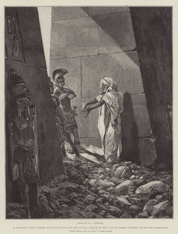 Cleopatra, by H Rider Haggard by Richard Caton Woodville junior