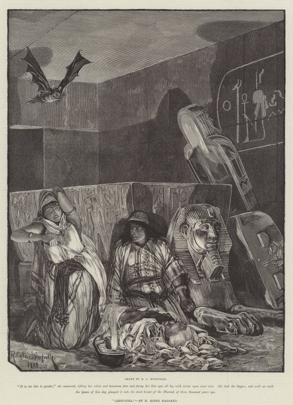 Cleopatra, by H Rider Haggard by Richard Caton Woodville junior